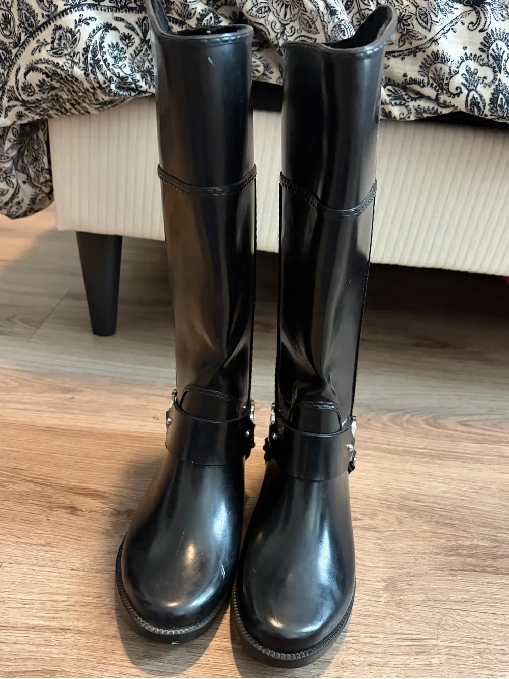 Michael Kors Black Rainboots